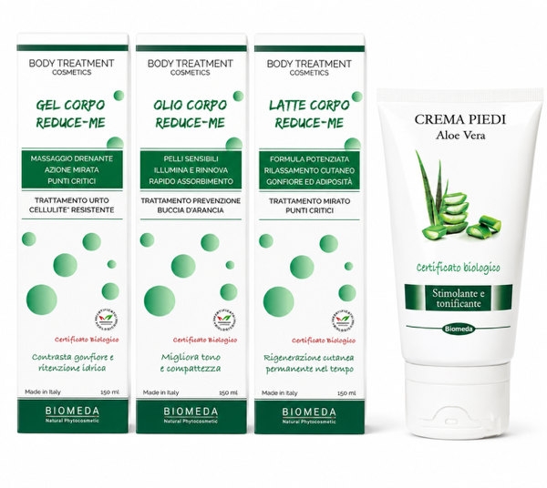 Kit Gambe Leggere Drenante Anticellulite Reduce-Me 4 Prodotti