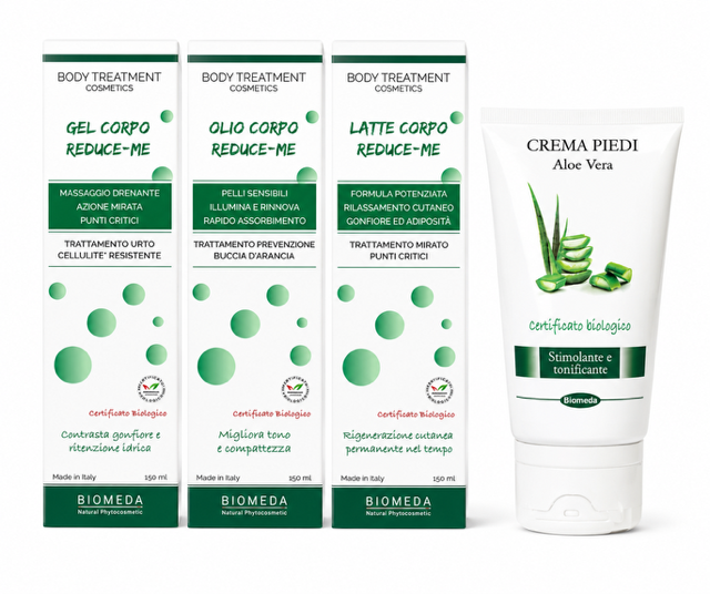 Kit Gambe Leggere Drenante Anticellulite Reduce-Me 4 Prodotti