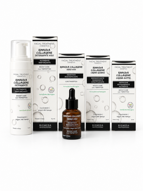 Kit Viso Collagene per Pelle Matura – Routine Antiage Rassodante 4 Prodotti