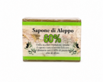 Sapone di Aleppo 60% Olio di Alloro Delicato per Viso, Corpo e Mani 200 g