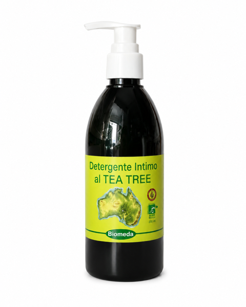Detergente Intimo Tea Tree Biomeda – Purificante e Rinfrescante per l’Igiene Intima Quotidiana | 250 ml