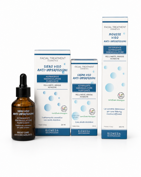 Kit Viso Pelle Impura Anti-Imperfezioni – Routine Completa con Acido Azelaico