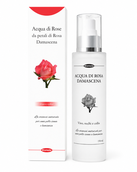 Acqua di rosa Damascena 150 ml Biomeda