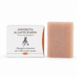 Saponetta al Latte d’Asina Bio per Viso, Mani e Corpo – Delicata e Idratante 80 g