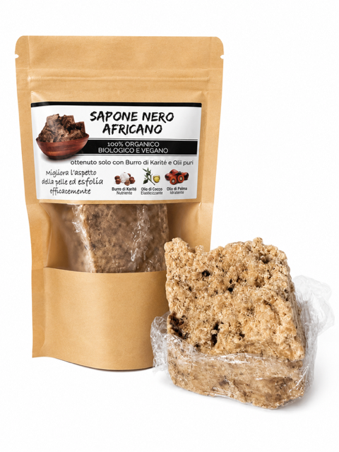 Sapone nero dal Ghana