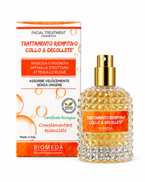 Trattamento Collo e Décolleté alla Vitamina C Bio – Illuminante e Rassodante 30 ml