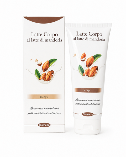 Latte Corpo alla Mandorla 200 ml – Idrata, Nutre e Rende la Pelle Morbida