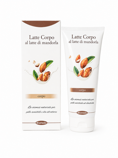 Latte Corpo alla Mandorla 200 ml – Idrata, Nutre e Rende la Pelle Morbida