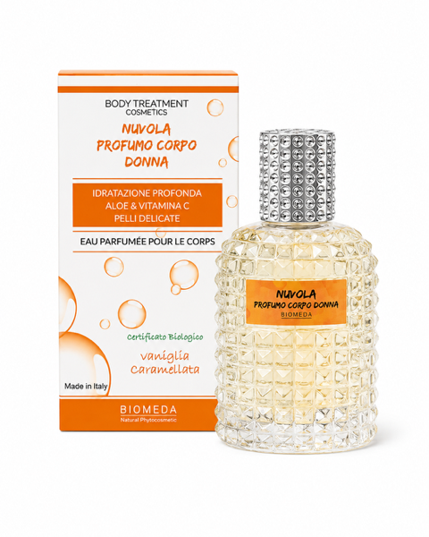 Acqua Profumata alla Vitamina C – Rinfrescante e Illuminante per Viso, Corpo e Capelli | 50 ml