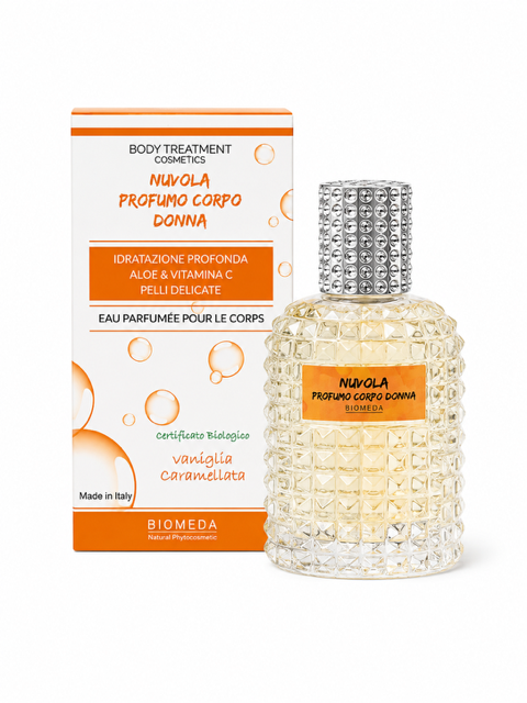 Acqua Profumata alla Vitamina C – Rinfrescante e Illuminante per Viso, Corpo e Capelli | 50 ml