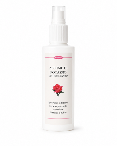 Deodorante spray alla rosa Mosqueta