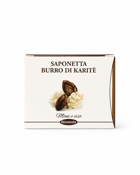 Saponetta al Burro di Karité Bio per Viso, Mani e Corpo – Nutriente e Idratante 80 g
