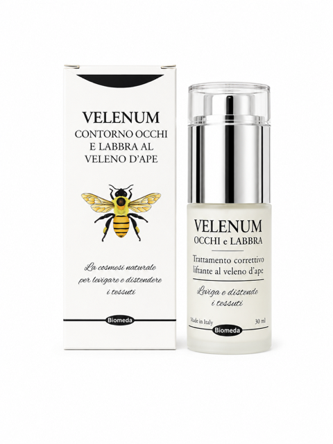 Contorno occhi e labbra al veleno d'ape | Biomeda | 30 ml