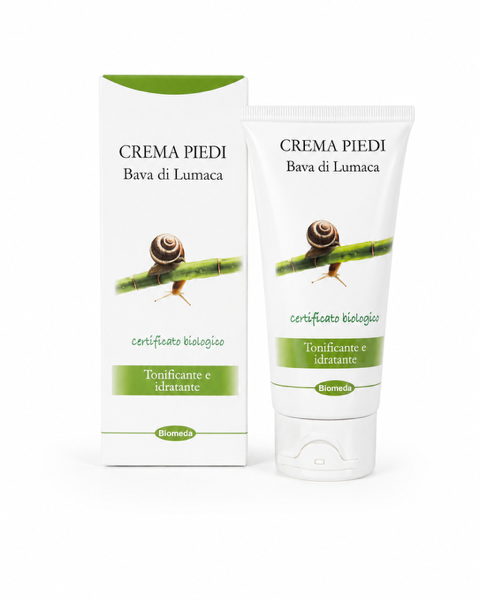 Crema Piedi alla Bava di Lumaca – Idratazione e Sollievo per Piedi Secchi | 150 ml