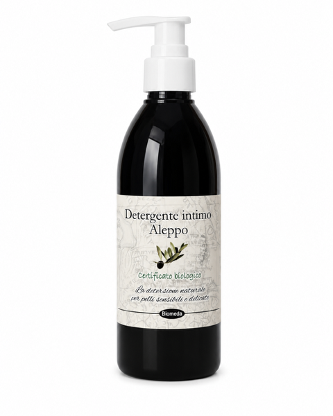 Detergente Intimo Sapone di Aleppo Biomeda – Olio di Oliva e Alloro per l’Igiene Quotidiana Delicata | Biomeda
