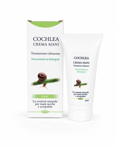 Crema Mani alla Bava di Lumaca 50 ml – Idrata, Rigenera e Protegge le Mani Secche
