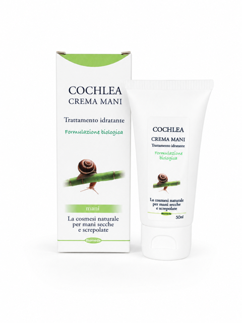 Crema Mani alla Bava di Lumaca 50 ml – Idrata, Rigenera e Protegge le Mani Secche