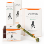 Kit Viso Latte d’Asina 80% Anti-Età Pelle Matura con Rullo | Biomeda