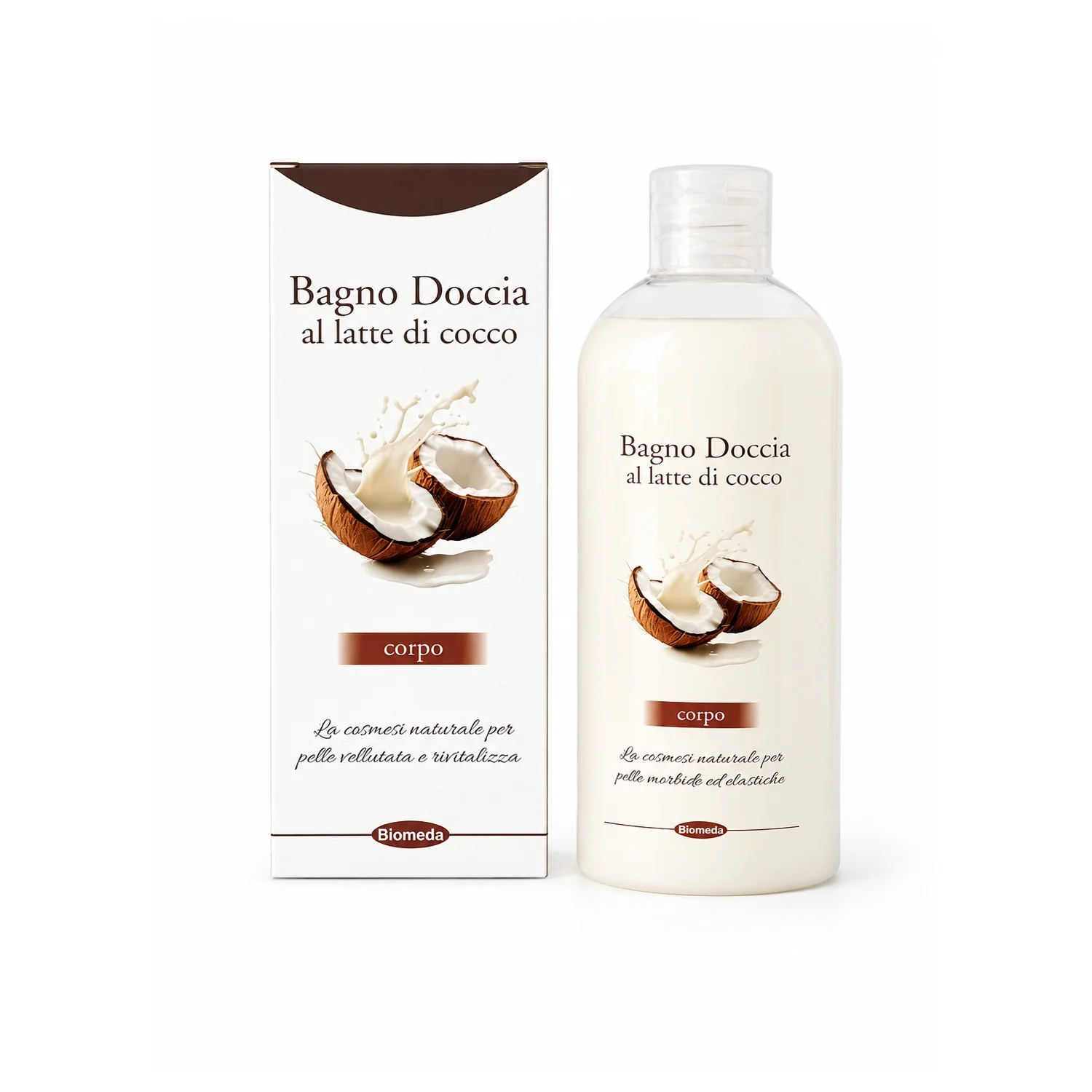 Latte Bagnodoccia al Cocco 200 ml – Detergente Delicato che Idrata e Nutre la Pelle