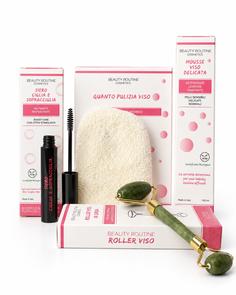 Kit Beauty Routine Pelle Sensibile al Latte d’Asina – Detersione Delicata e Cura Quotidiana