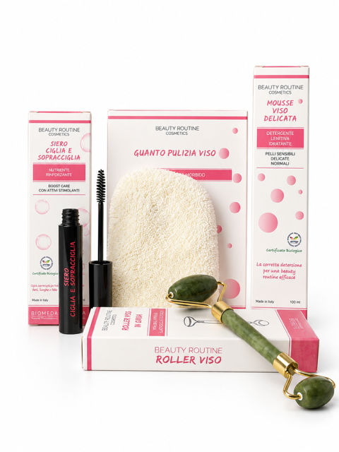 Kit Beauty Routine Pelle Sensibile al Latte d’Asina – Detersione Delicata e Cura Quotidiana