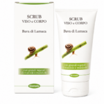 Scrub Viso e Corpo alla Bava di Lumaca Esfoliante Delicato con Microgranuli Naturali di Mandorle e Nocciole 150 ml