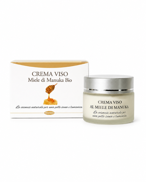 Crema Viso al Miele di Manuka Idratante e Nutriente per Pelle Secca e Sensibile 50 ml