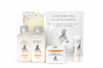 kit travel size latte asina per pelli sensibili e delicate