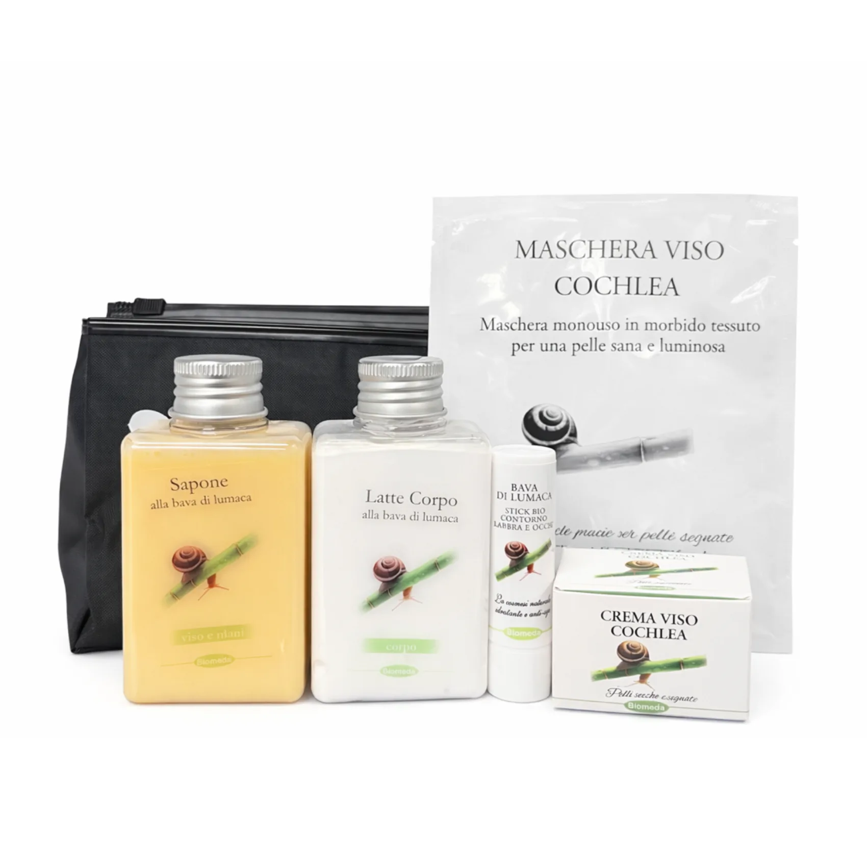 Travel-size Bava di lumaca - pelle sensibile, segnata da rughe e acne
