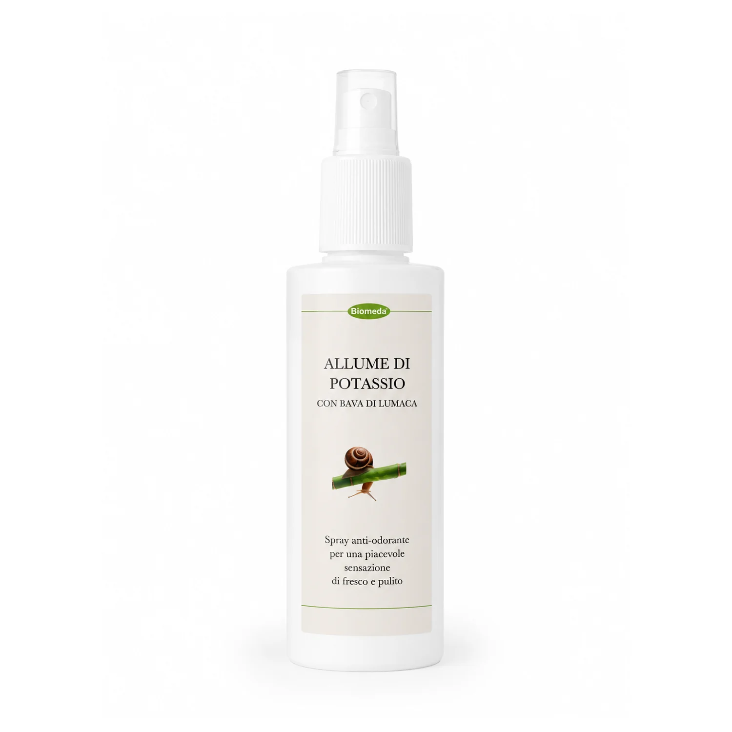 Deodorante spray con bava di lumaca
