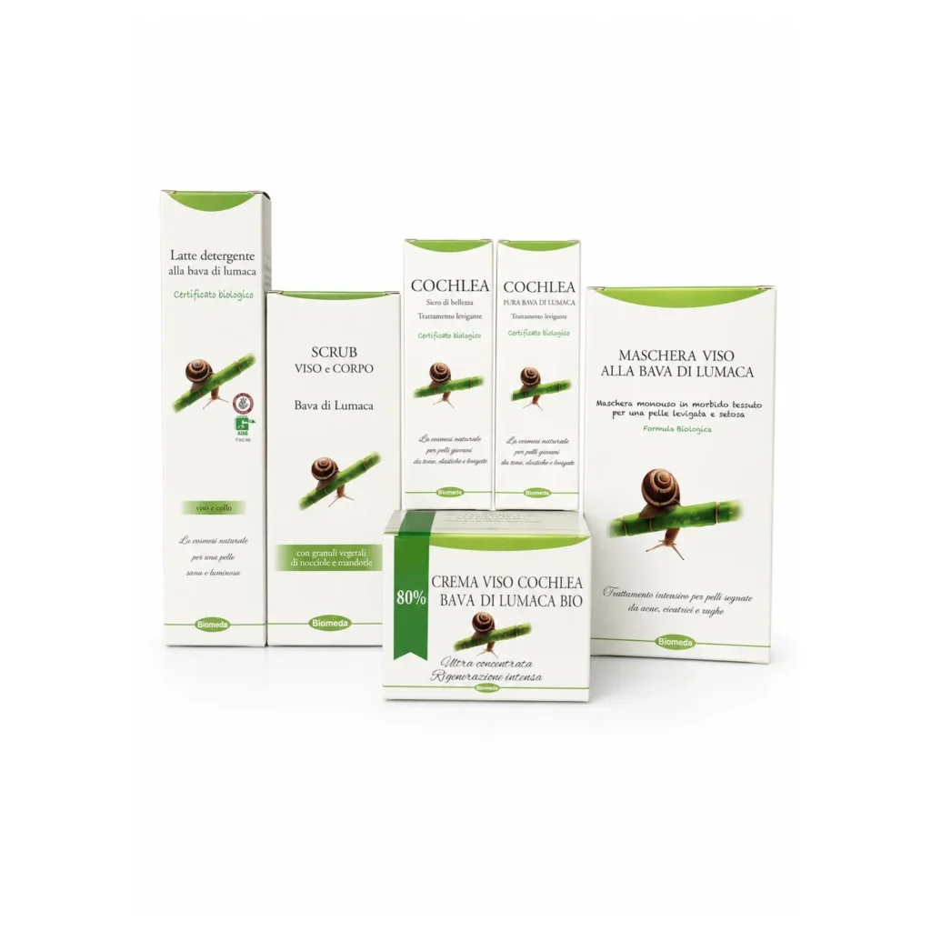 Kit Viso Bava di Lumaca | Pelli mature | Rughe e macchie | 9 Prodotti