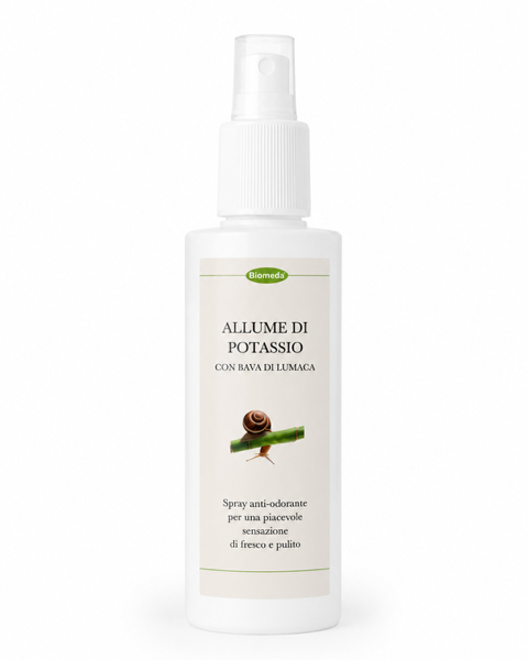 Deodorante spray con bava di lumaca