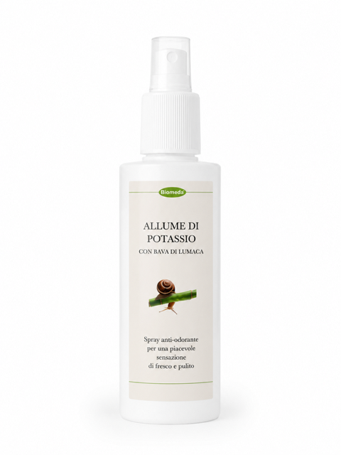 Deodorante spray con bava di lumaca
