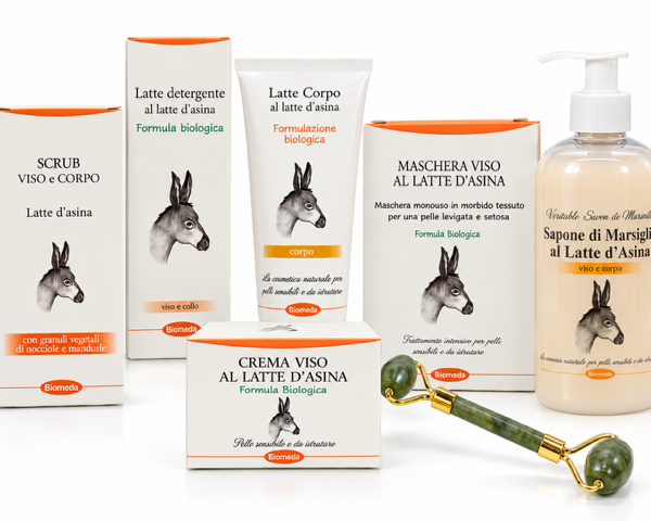 kit idratazione latte asina viso e corpo