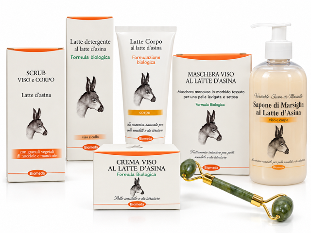 kit idratazione latte asina viso e corpo