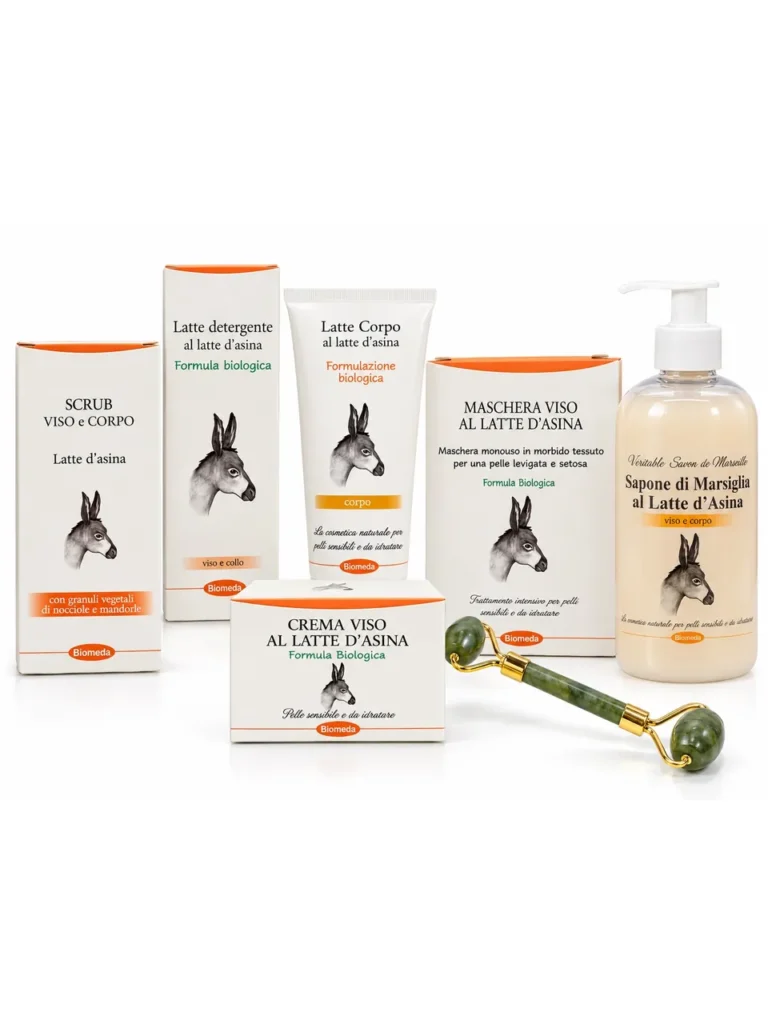 kit idratazione latte asina viso e corpo