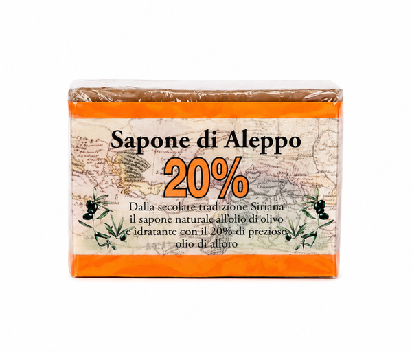 3 cubi di aleppo (200 gr.) con il 20% olio di alloro| Biomeda