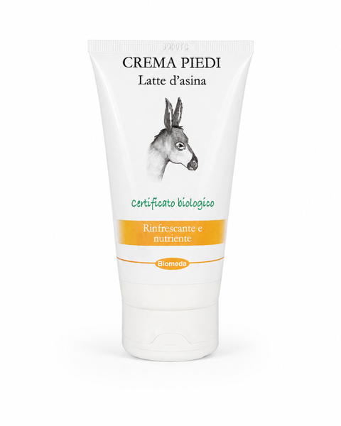 Crema Piedi al Latte d’Asina 150 ml – Idrata, Nutre e Ripara i Piedi Secchi e Screpolati