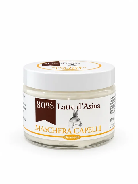 Maschera Capelli 80% Latte d’Asina – Trattamento Nutriente e Ristrutturante 150 ml