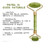 Rullo Viso in Giada – Massaggio Drenante, Tonificante e Rilassante - immagine 3