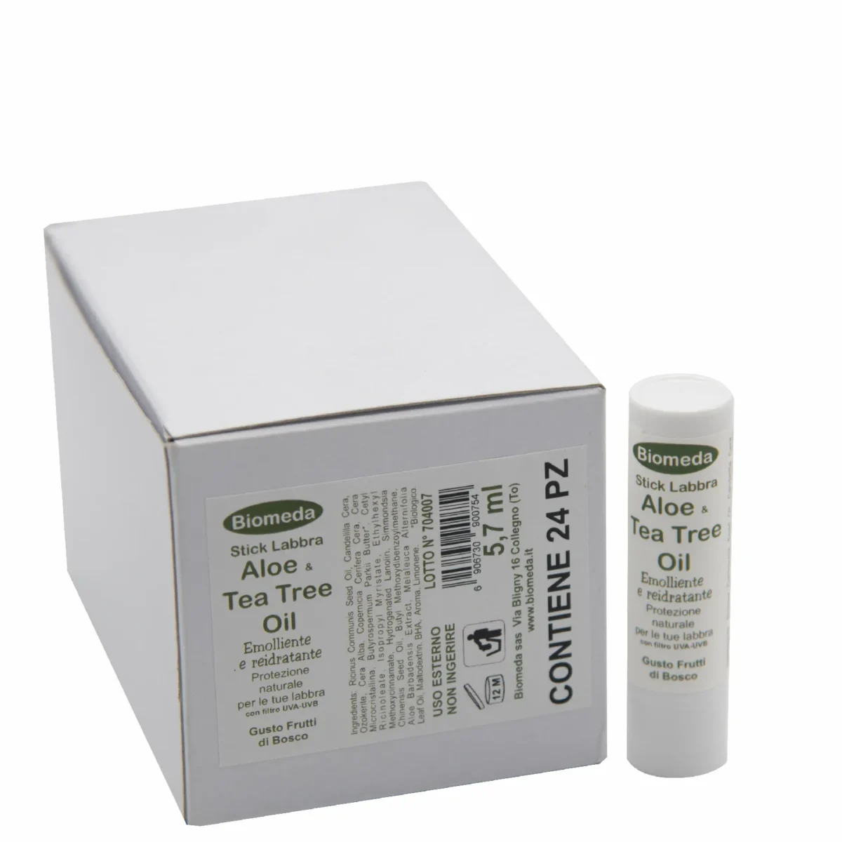 Stick labbra aloe biologico - immagine 1
