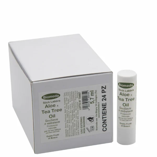 Stick labbra aloe con Tea Tree Oil