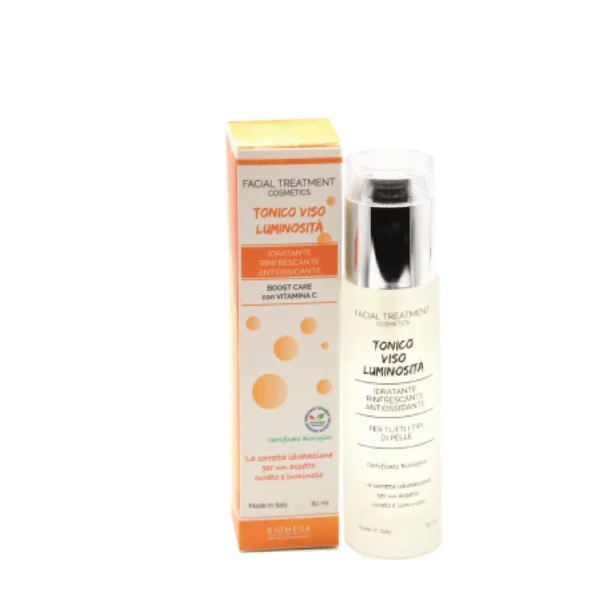 Tonico Viso alla Vitamina C – Pelle Luminosa, Idratata e Tonica | 80 ml