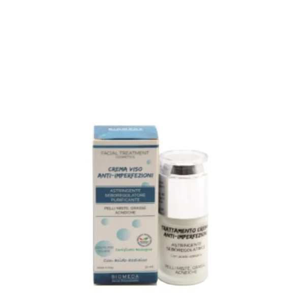 Crema Viso con Acido Azelaico Purificante e Seboregolatrice per Pelle Impura 30 ml