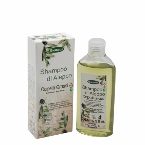 Shampoo di Aleppo per capelli grassi